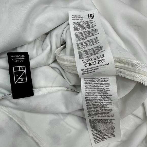 Junarose Women's‎ White Floral Ruffle Fit & Flare Rent The Runway Dress 14/C46 - Picture 7 of 14